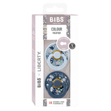 BIBS čiulptukų rinkinys 1 dydis (0 - 6 mėn.) Liberty Chamomile Lawn Baby Blue Mix