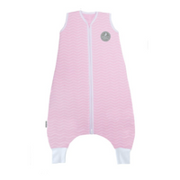 Natulino LITTLE WALKERS trisluoksnis kūdikio miegmaišis Pink Waves / White