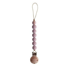 Mushie knupīša turētājs rozā / Halo mauve 