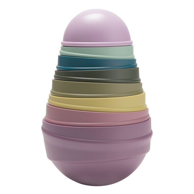 BIBS izglītojošs rotaļlietu šūpošanās tornis Bright Rainbow 