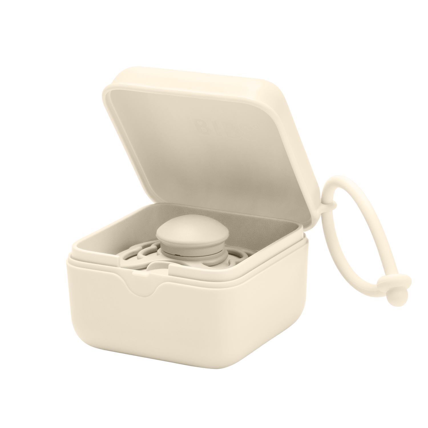 BIBS knupja maciņš - uzkodu kastīte Ivory 