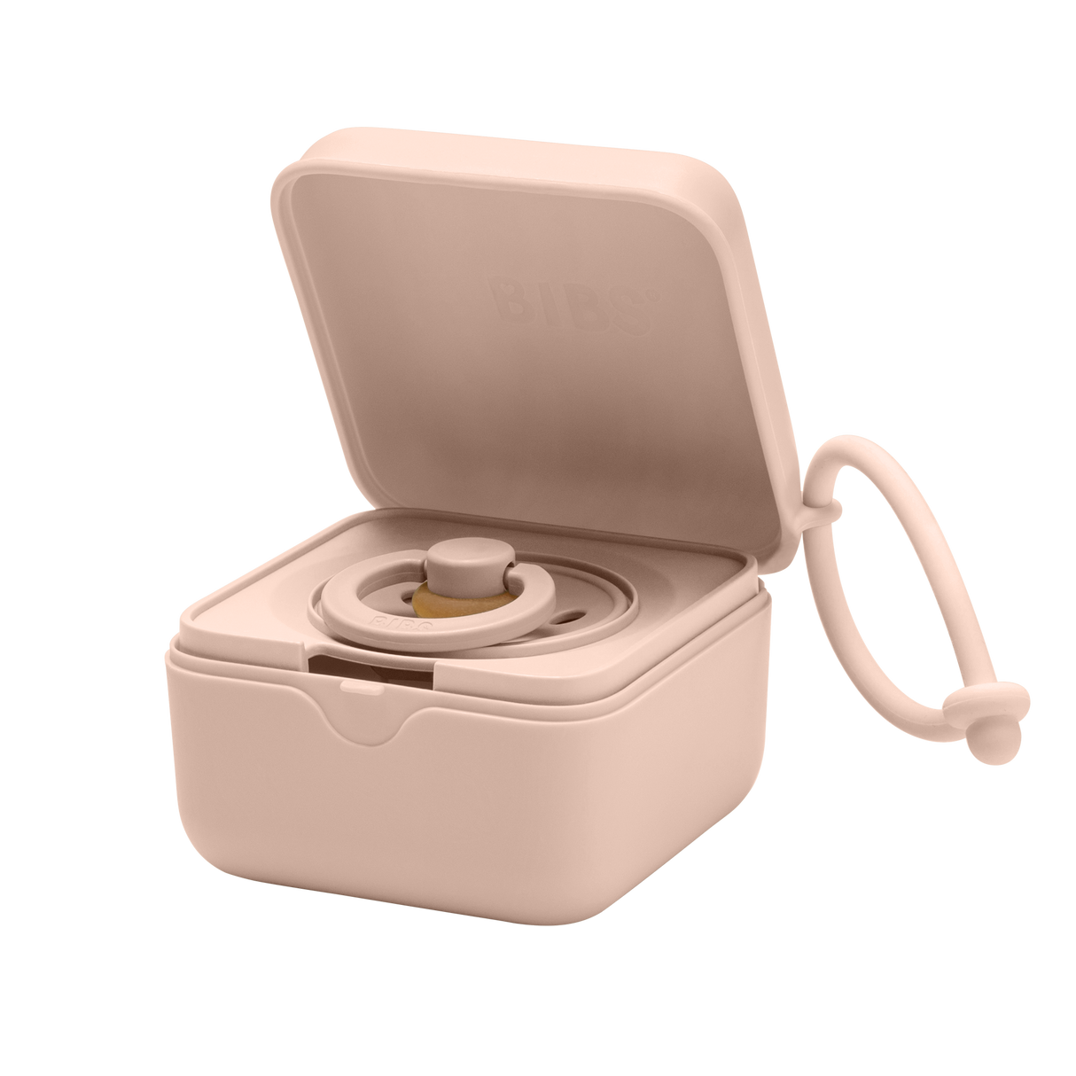 BIBS čiulptuko dėklas - užkandžių dėžutė Blush