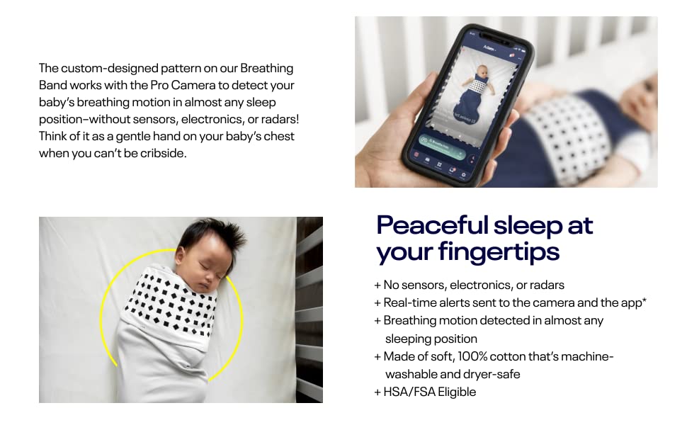 Nanit Breathing Wear Band (dažādi izmēri)