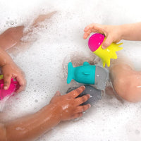 BBLUV Büddies: silikoniniai sudedami ir derinami vonios žaislai