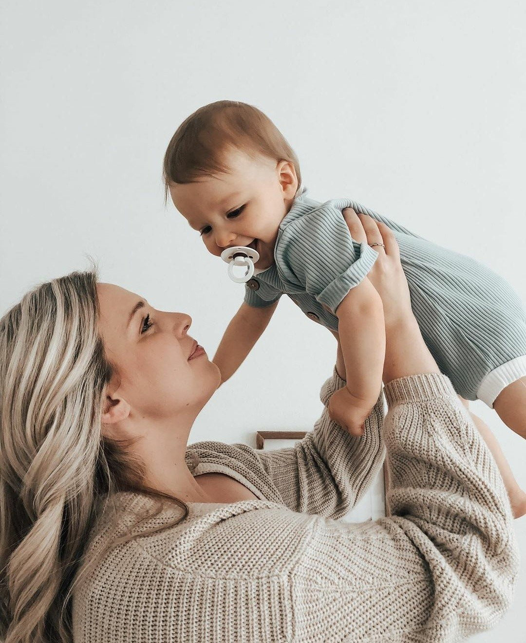 BIBS čiulptukų rinkinys 2 dydis (6 - 18 mėn.)  Iron / Baby Blue (4765479370834)