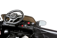 Elektromobilis AUDI TT RS 12V (juodas, geltonas, raudonas) (4588787138642)