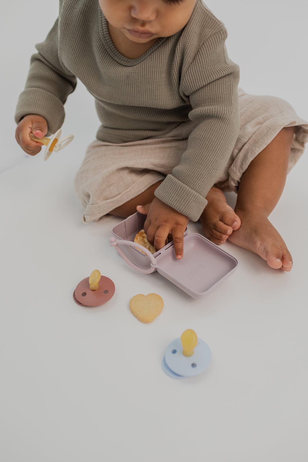 BIBS lutikohver - suupistekarp Dusky Lilac 