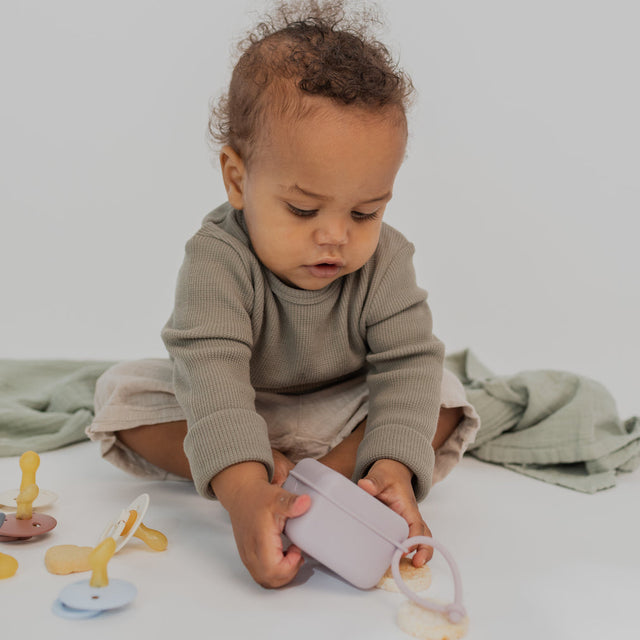 BIBS čiulptuko dėklas - užkandžių dėžutė Ivory