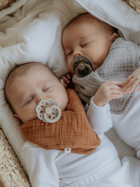 BIBS knupīša komplekts 2. izmērs (6 - 18 mēneši) Boheme Blossom/Dusky Lilac 