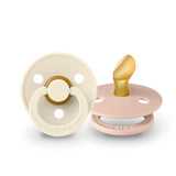 BIBS čiulptukų rinkinys 1 dydis (0 - 6 mėn.) Anatomical Ivory / Blush