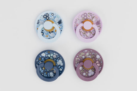 BIBS čiulptukų rinkinys 1 dydis (0 - 6 mėn.) Liberty Chamomile Lawn Baby Blue Mix