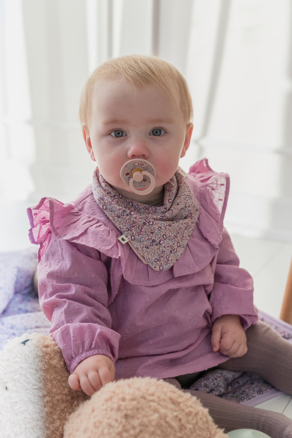 BIBS Liberty seilinukas Bandana Eloise Blush