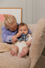 BIBS Liberty seilinukas Bandana Chamomile Lawn Baby Blue