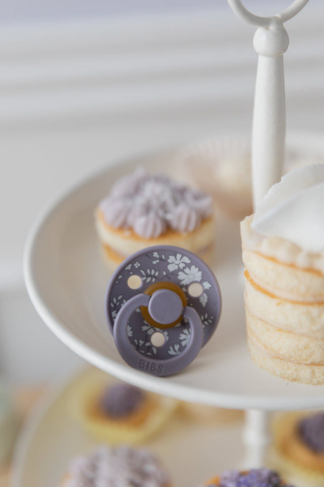 BIBS čiulptukų rinkinys 1 dydis (0 - 6 mėn.) Liberty Chamomile Lawn Baby Blue Mix