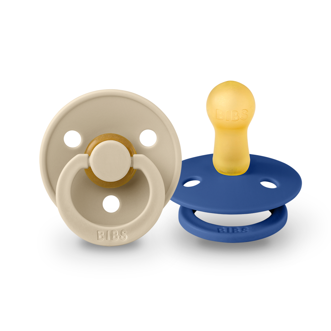 BIBS knupīšu komplekts 1 izmērs (0 - 6 mēneši) Vanilla / Rudzupuķe 