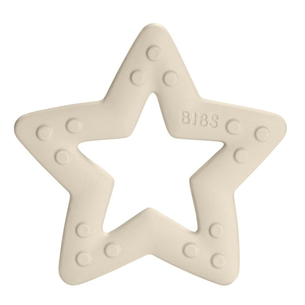 BIBS kramtukas pieno baltumo žvaigždutė (Baby Bitie Star Ivory)