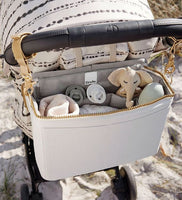 Elodie Details universalus vežimėlio krepšys vaiko daiktams Creamy White