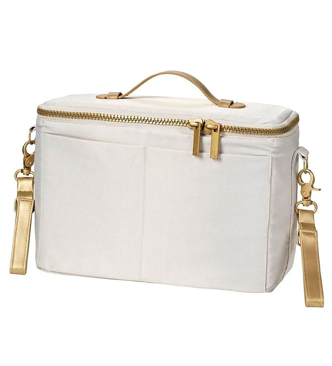 Elodie Details universalus vežimėlio krepšys vaiko daiktams Creamy White