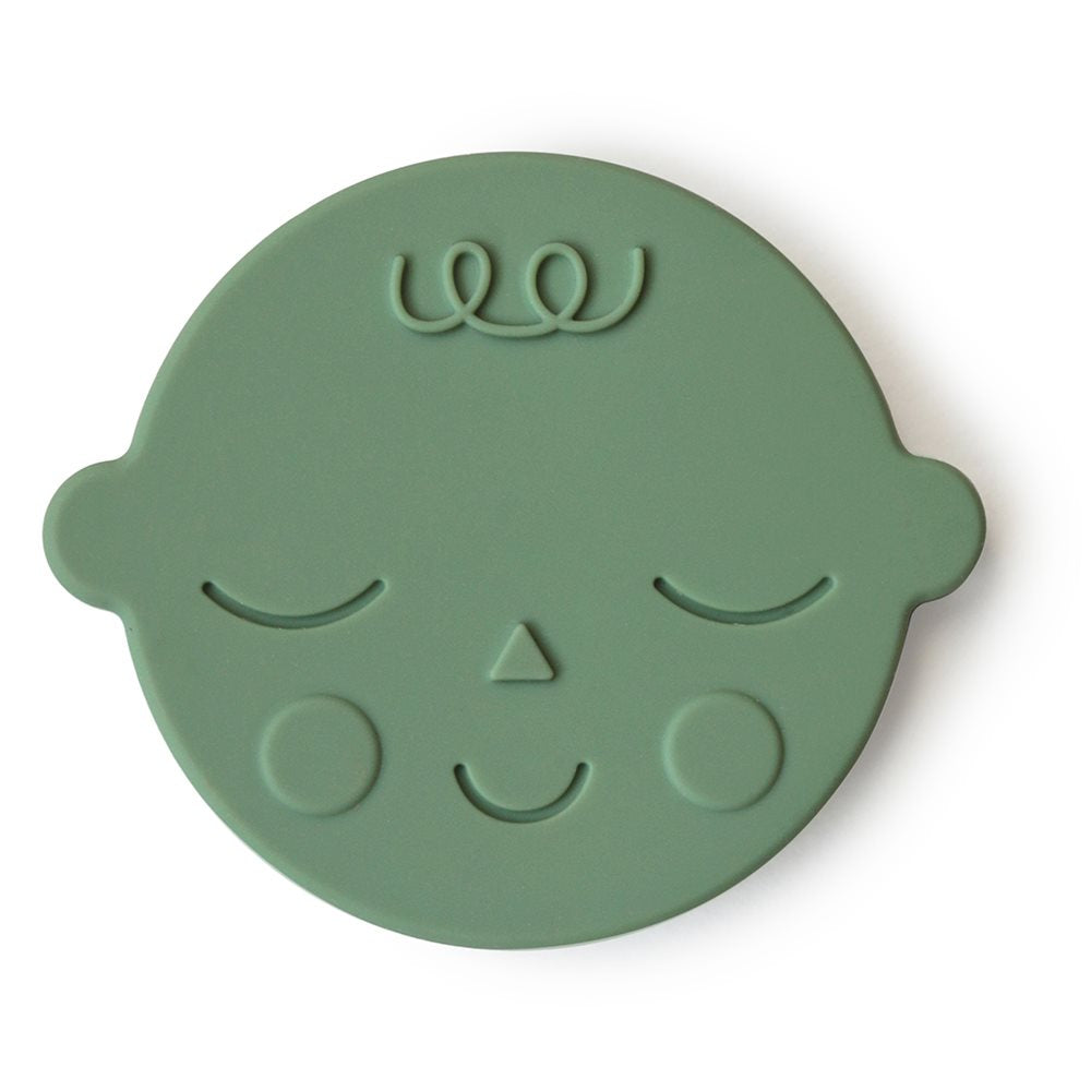 Mushie kramtukas Face (Pistachio)