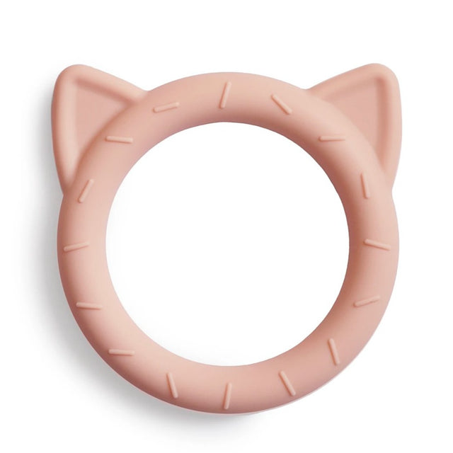 Mushie kramtukas rausvas katinėlis (Cat-Blush)