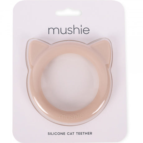 Mushie närimiskumm roosa kass (Cat-Blush) 