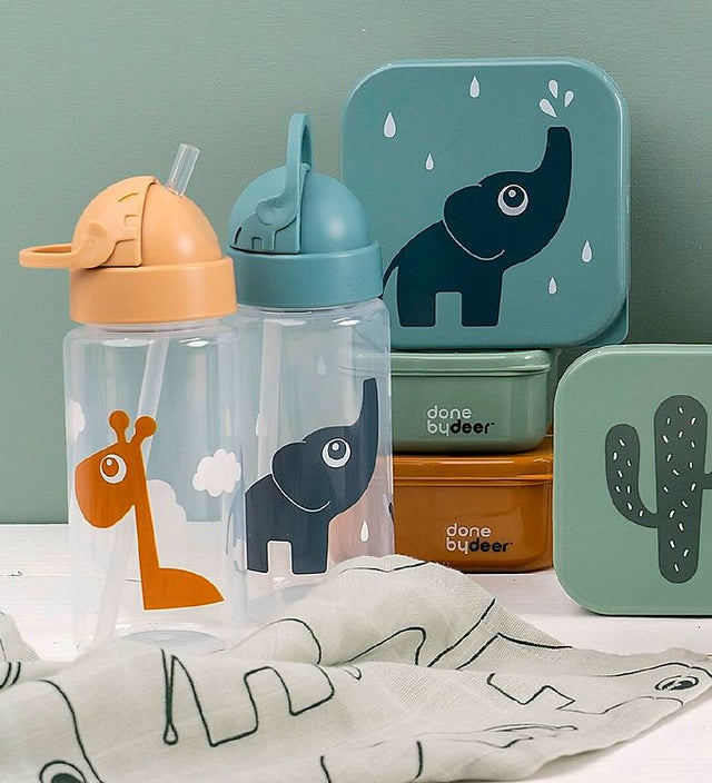 Done by Deer neišsiliejanti gertuvė su šiaudeliu Raffi Mustard