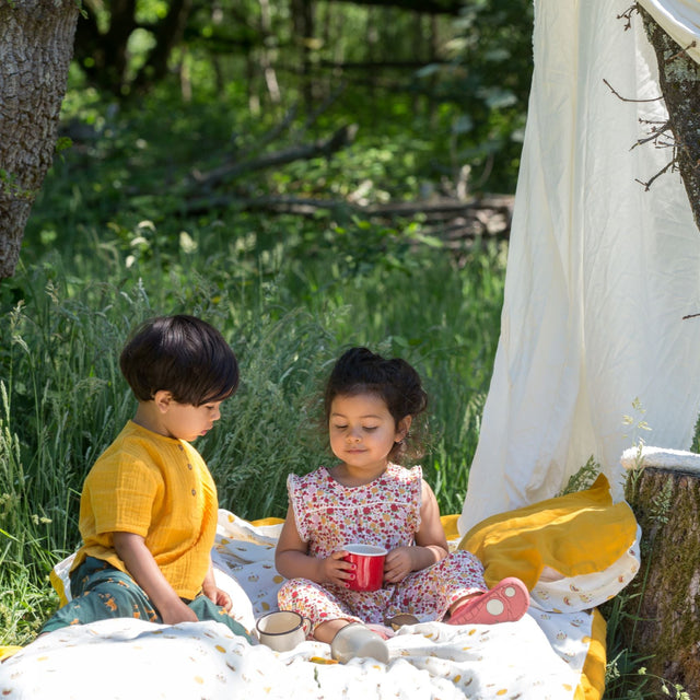 Little Green Radicals Ladybird Days kombinezonas - romperis
