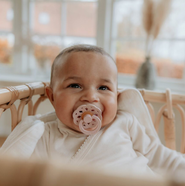 BIBS čiulptukų rinkinys 1 dydis (0 - 6 mėn.) Boheme Pale Butter/Dusty Pink