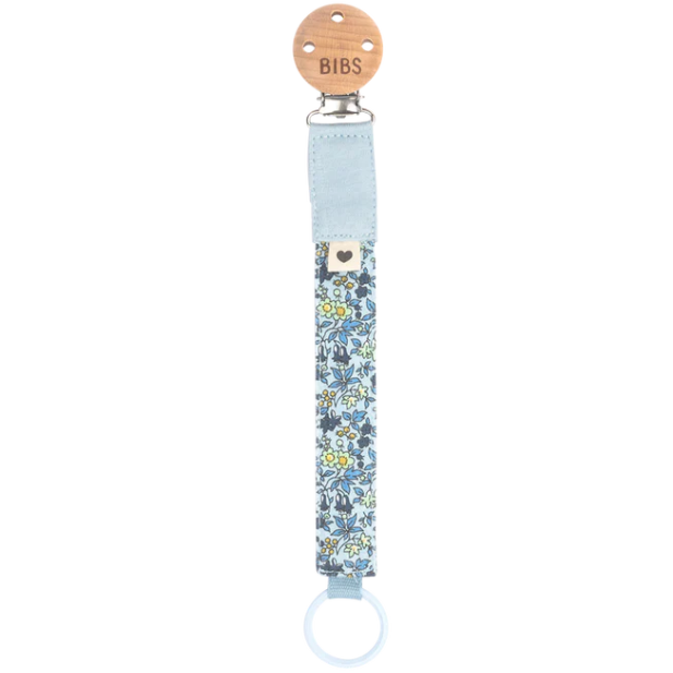 BIBS Liberty čiulptuko laikiklis Chamomile Lawn Baby Blue