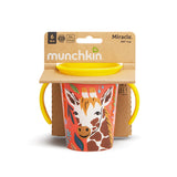 Munchkin mokymosi puodelis -  neišsiliejanti gertuvė Miracle 360 ŽIRAFA 177 ml