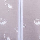 Natulino LITTLE WALKERS dvisluoksnis kūdikio miegmaišis Animals Gray & White