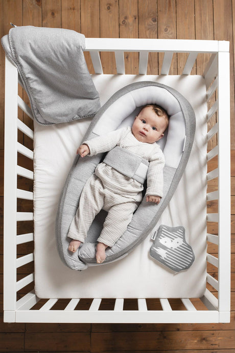 Doomoo kūdikio lizdelis (naujagimio gultukas) "Cocoon Classic Grey"