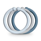 BIBS žiedai (Loops Baby Blue / Cloud / Petrol)