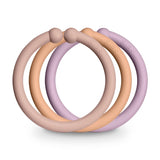BIBS žiedai (Loops Blush / Peach / Dusky Lilac )