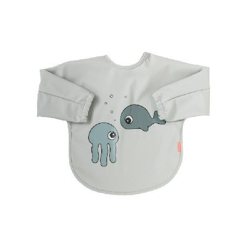 Done by Deer seilinukas su rankovėmis nuo 6-18 mėn. "Jūros draugai" / "Sea friends" (pilkas)