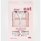 Done by Deer šaukštelių vaikui rinkinys, 3 vnt. (happy dots pudriniai) (4397694648402)