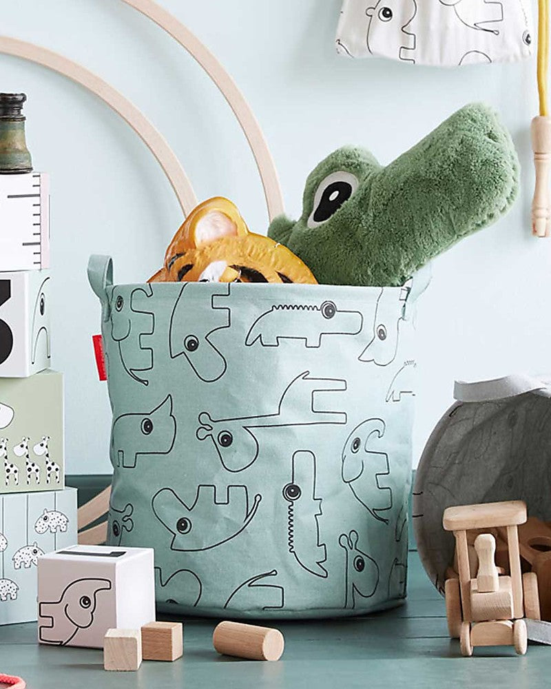 Done by Deer žaislų dėžės - daiktų krepšiai (3 vnt. mėlyni) (4905688662098)