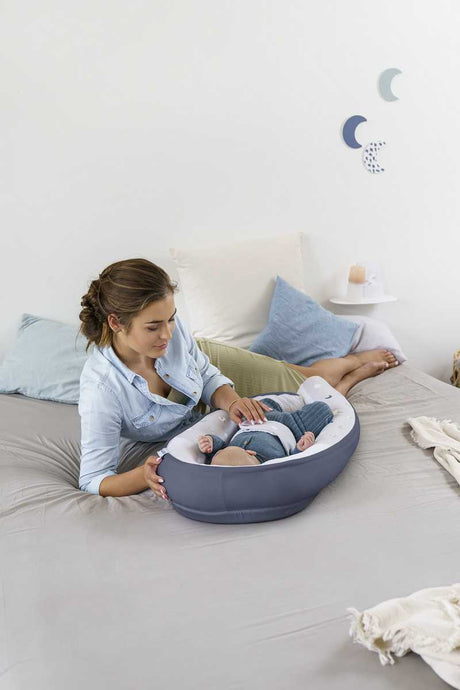 Doomoo beebipesa "Doomoo Cocoon Blue Grey Moon" 