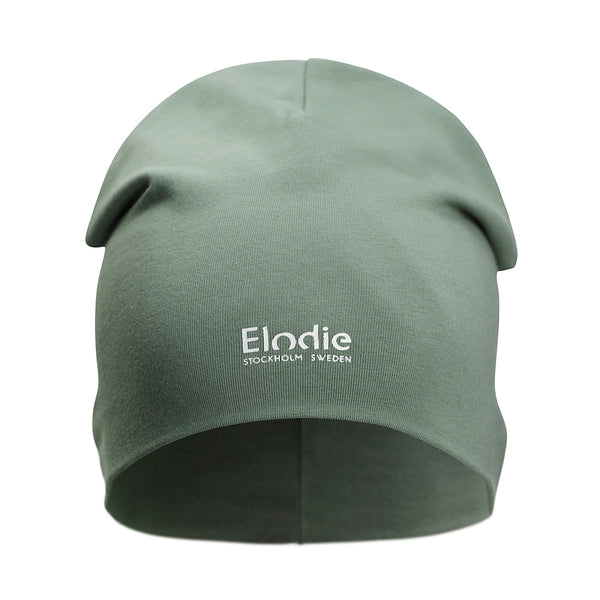 Elodie Details kepurė Ūkanotas nefritas (Logo Beanie - Hazy Jade)