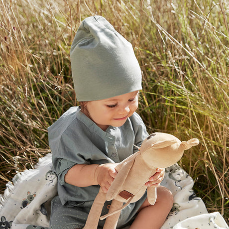 Elodie Details kepurė Ūkanotas nefritas (Logo Beanie - Hazy Jade)