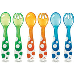 Munchkin plastikinių įrankių rinkinys savarankiškam valgymui (šaukštelis ir šakutė) (2190558363721)