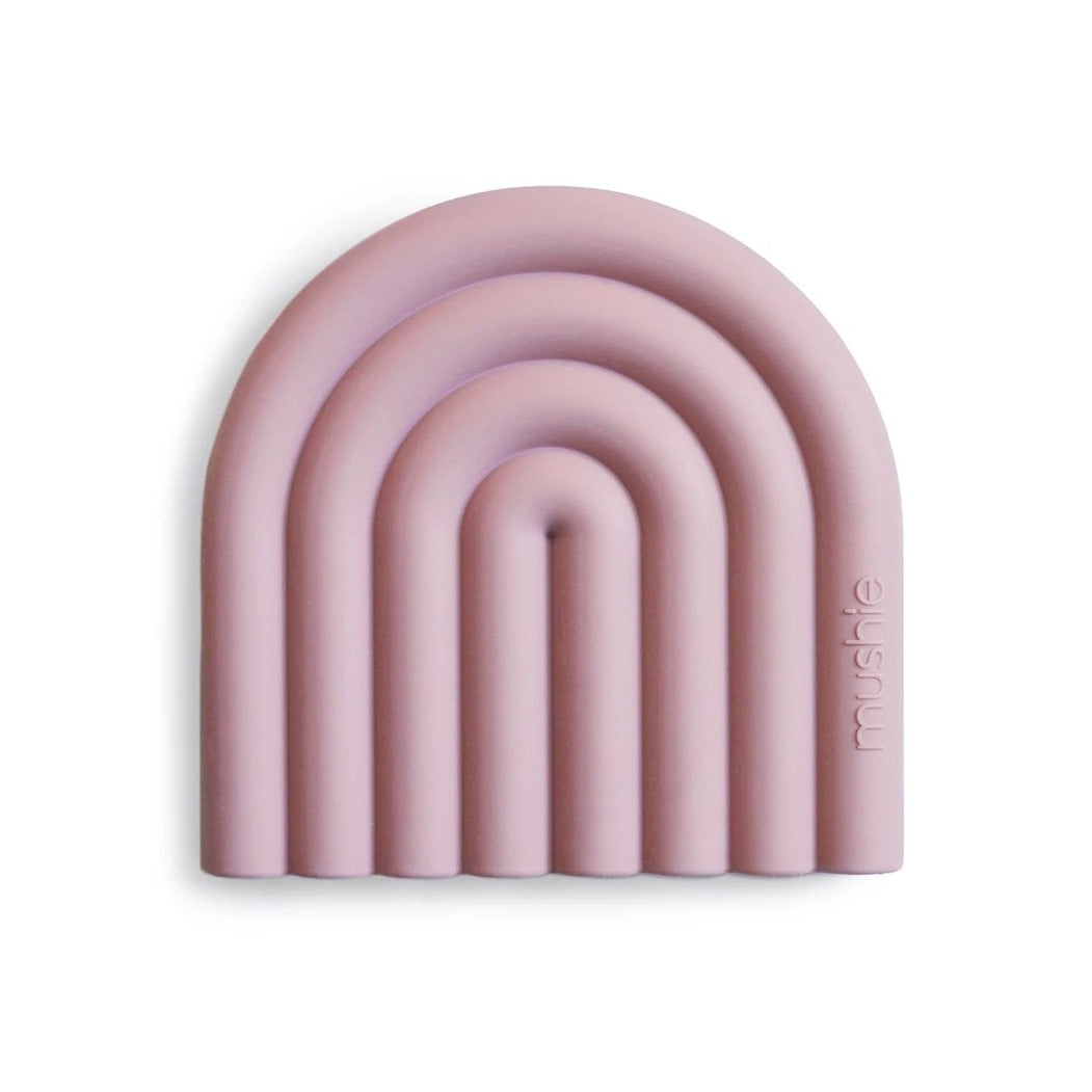 Mushie kramtukas rausva vaivorykštė (Mauve)