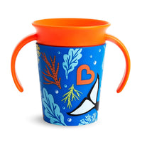 Munchkin mokymosi puodelis -  neišsiliejanti gertuvė Miracle 360 (žuviukas) 177 ml (4173147734089)