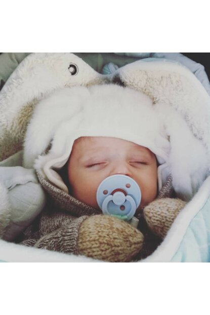 BIBS čiulptukų rinkinys 1 dydis (0 - 6 mėn.) Anatomical Baby Blue / Petrol