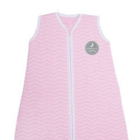 Natulino LITTLE WALKERS dvisluoksnis kūdikio miegmaišis Pink Waves / White