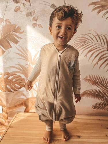 Natulino NATURALS LITTLE WALKERS™ kahekihiline beebi magamiskott GOTS beež