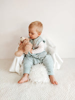 Natulino NATURALS LITTLE WALKERS™ trisluoksnis kūdikio miegmaišis GOTS celadon (mėtinės spalvos)