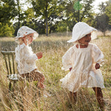 Elodie Details kepurė nuo saulės Angliškais nėriniais (Embroidery Anglaise)